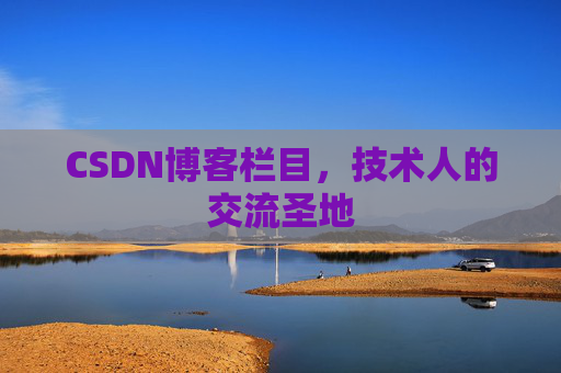 CSDN博客栏目，技术人的交流圣地